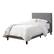 Front Zoom. CorLiving - Nova Ridge Tufted Upholstered Bed, Twin - Light Gray.