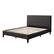Angle Zoom. CorLiving - Nova Ridge Tufted Upholstered Bed, Queen - Dark Gray.