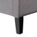 Alt View 15. CorLiving - Bellevue Wide Panel Upholstered Bed, Full - Light Gray.