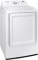 Angle Zoom. Samsung - 7.2 Cu. Ft. Electric Dryer with 8 Cycles and Sensor Dry - White.