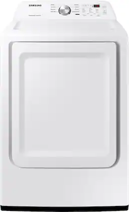 Samsung - 7.2 Cu. Ft. Electric Dryer with Sensor Dry - White