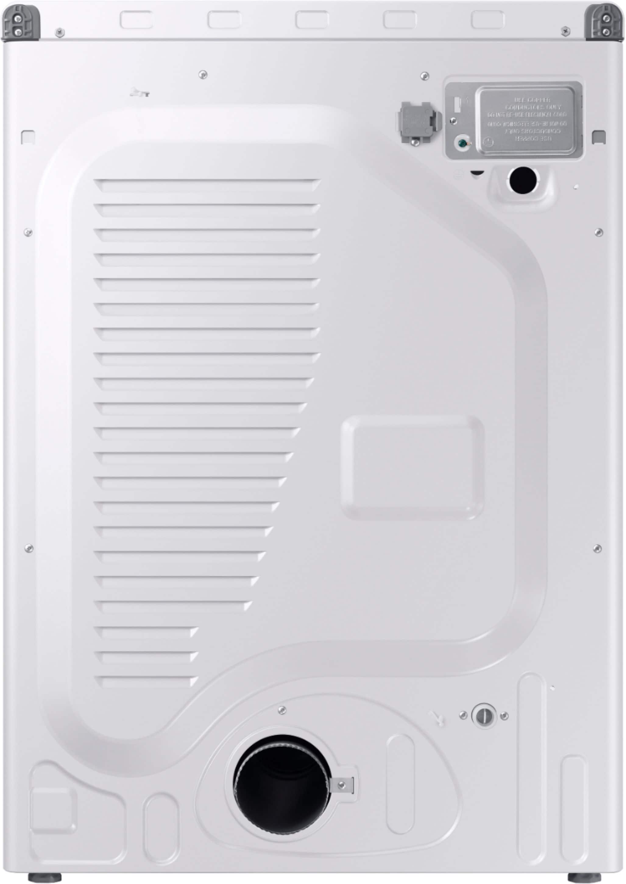 Alt View 21. Samsung - 7.5 Cu. Ft. Stackable Electric Dryer with Sensor Dry - White.