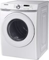 Left Zoom. Samsung - 7.5 Cu. Ft. Stackable Electric Dryer with Sensor Dry - White.
