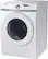 Left. Samsung - 7.5 Cu. Ft. Stackable Electric Dryer with Sensor Dry - White.