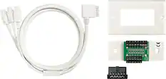 Front. Bose - Omni-Jewel In-Wall Wiring Kit - White.