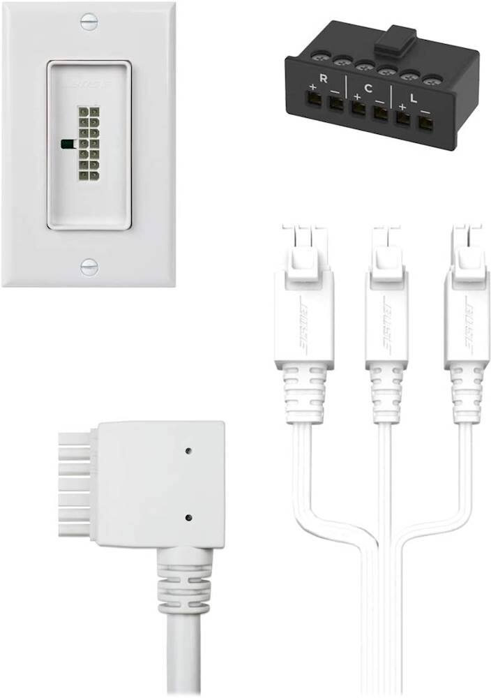 Alt View 12. Bose - Omni-Jewel In-Wall Wiring Kit - White.
