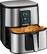Left. Gourmia - 7qt Digital Hot Air Fryer - Stainless Steel.