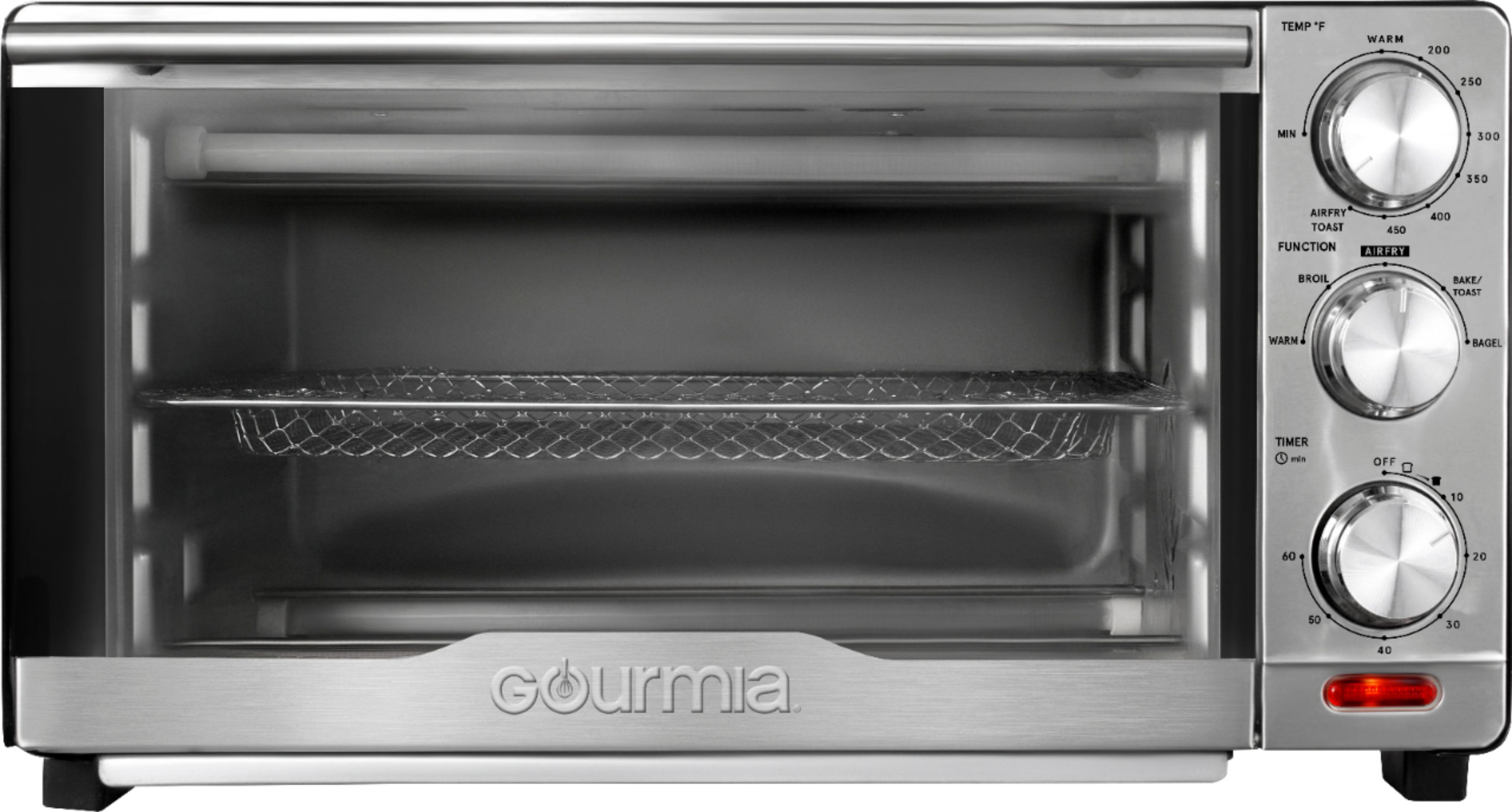 Air Fryers, Gourmia GTF7350 6-in-1 Multi-function, Stainless Steel