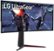 Angle Zoom. LG - UltraGear 34" IPS LED UltraWide HD FreeSync and G-SYNC Compatible Monitor with HDR (DisplayPort, HDMI) - Black.