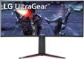 Front Zoom. LG - UltraGear 34" IPS LED UltraWide HD FreeSync and G-SYNC Compatible Monitor with HDR (DisplayPort, HDMI) - Black.