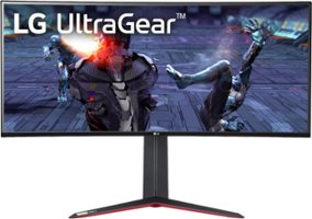 LG - UltraGear 34" IPS LED UltraWide HD FreeSync and G-SYNC Compatible Monitor with HDR (DisplayPort, HDMI) - Black - Front_Zoom