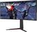 Left. LG - UltraGear 34" IPS LED UltraWide HD FreeSync and G-SYNC Compatible Monitor with HDR (DisplayPort, HDMI) - Black.