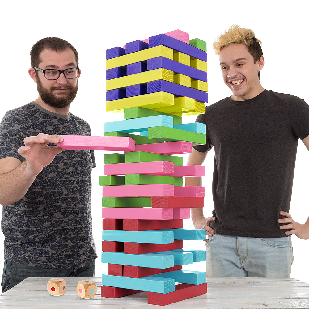 Best Buy: Hey! Play! Nontraditional Giant Wooden Blocks Tower