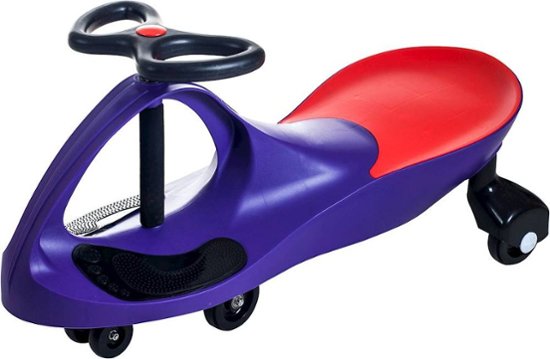 Left Zoom. Lil Rider - Ride-On Wiggle Car - Purple/Red.