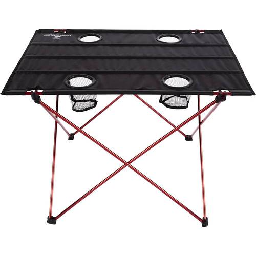 Wakeman - Folding Camp Table - Black was $59.99 now $29.99 (50.0% off)
