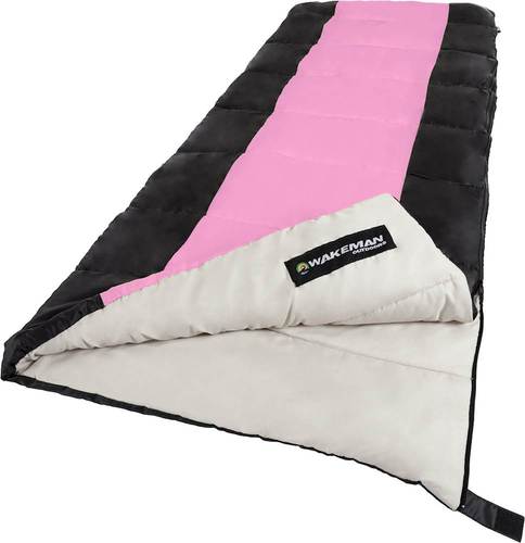 Wakeman - 2-Season Sleeping Bag - Pink was $39.99 now $19.99 (50.0% off)