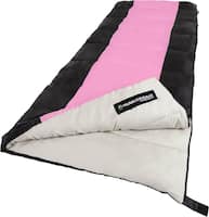 Wakeman - Adult 250G Sleeping Bag - Pink - Front_Zoom