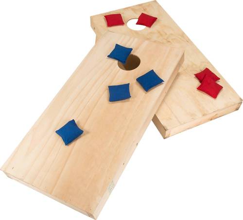 Hey! Play! - Do-It-Yourself Regulation Size Cornhole Boards and Bags Set