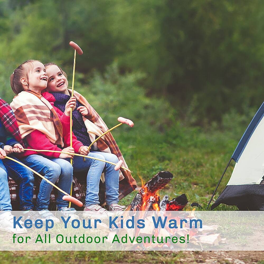 Alt View 17. Wakeman - Kids Sleeping Bag-Lightweight, Carrying Bag with Compression Straps - Neon Green/Black.