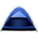 Front Zoom. Wakeman - TradeMark 2-Person Dome Tent - Blue.