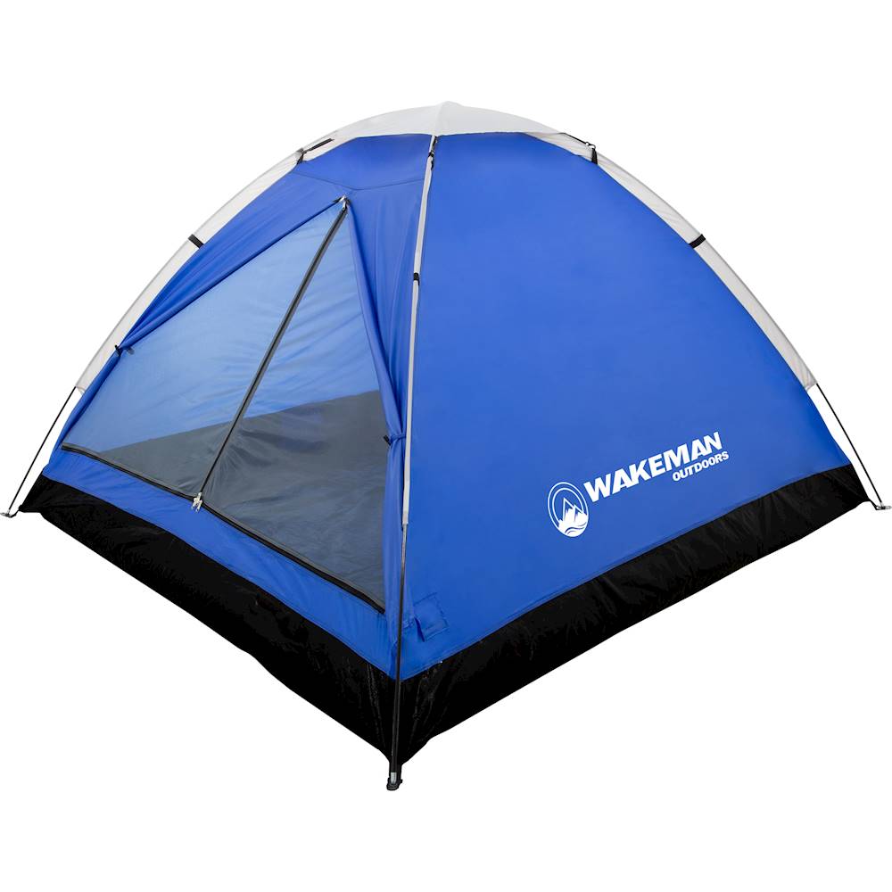Left View: Wakeman - TradeMark 2-Person Dome Tent - Green