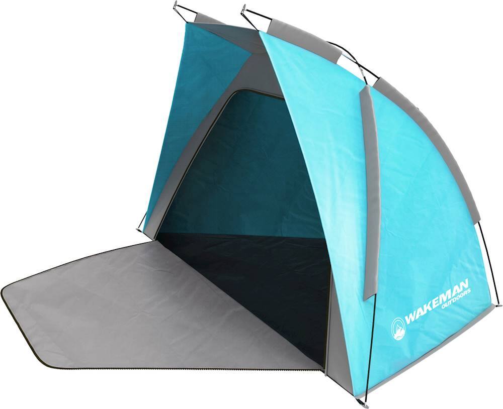 Wakeman - Portable Pop Up Beach Tent - Turquoise - Left_Zoom