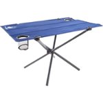 Angle Zoom. Wakeman - Folding Camp Table - Blue.