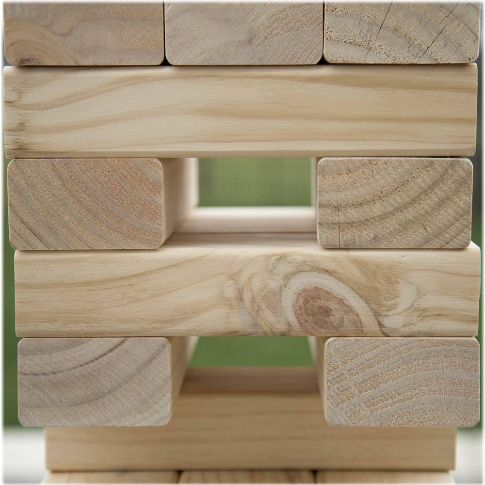 large wooden stacking blocks
