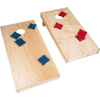 Hey! Play! - Do-It-Yourself Regulation Size Cornhole Boards and Bags Game - Front_Zoom