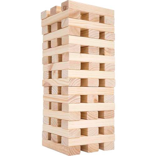 Hey! Play! - Nontraditional Giant Wooden Blocks Tower Stacking Game was $139.99 now $47.99 (66.0% off)