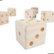 Alt View Zoom 12. Wooden Yard Dice Set - 6-Pack of Giant Playing Dice for Outdoor Games, With Zippered Carrying Case by Hey! Play!.