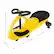 Alt View 12. Toy Time - Wiggle Car Ride On Toy – No Batteries, Gears or Pedals – Twist, Swivel, Go – Outdoor Ride Ons for Kids (Yellow) - Yellow/Black.