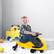 Alt View 16. Toy Time - Wiggle Car Ride On Toy – No Batteries, Gears or Pedals – Twist, Swivel, Go – Outdoor Ride Ons for Kids (Yellow) - Yellow/Black.