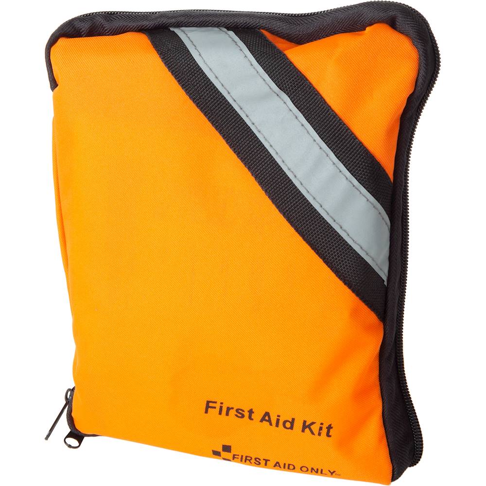 Wakeman - 230 Piece Camping & Emergency First Aid Kit - Orange/Black