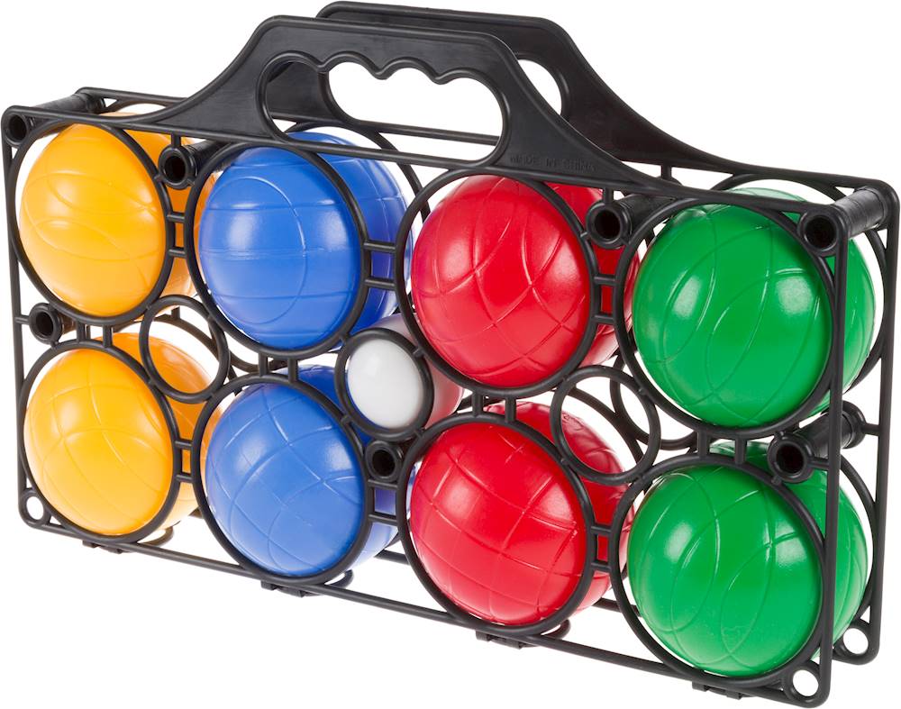 Hey! Play! - Beginner Bocce Ball Set - Yellow/Blue/Red/Green