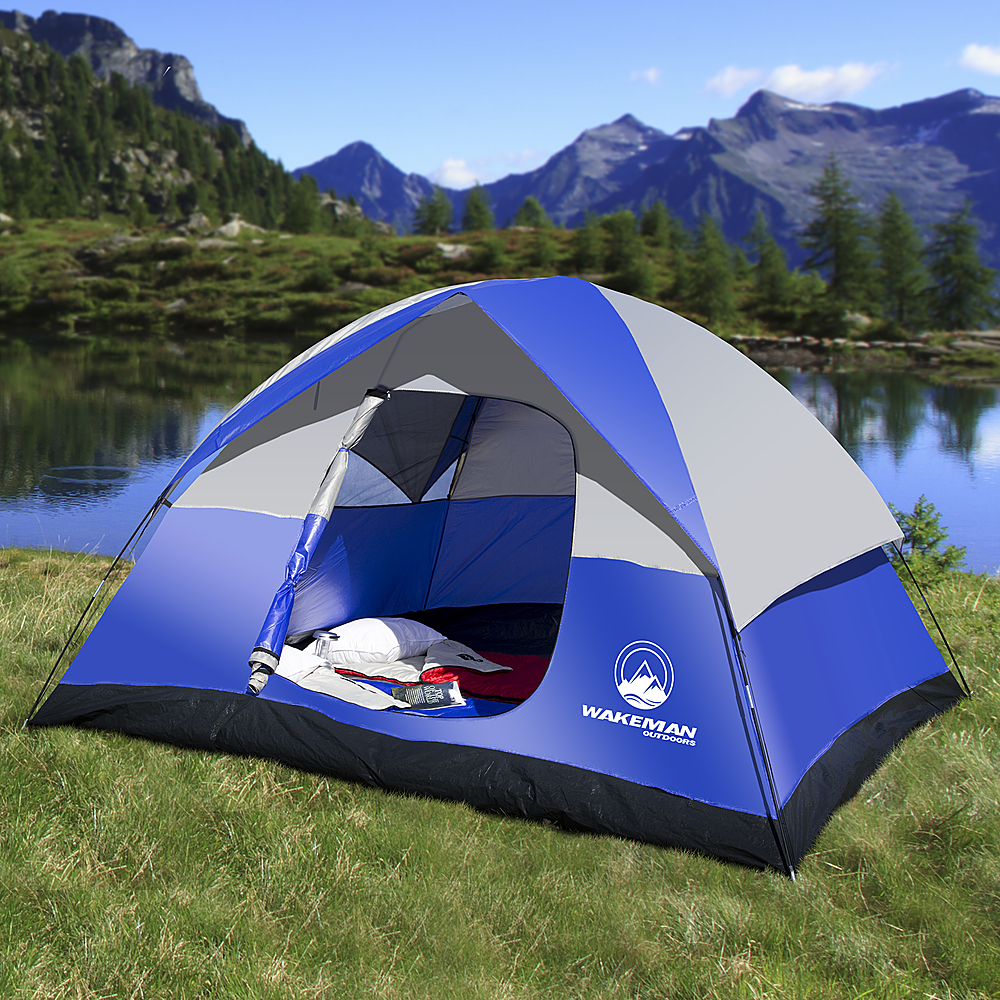 Customer Reviews: Wakeman 6-Person Tent Blue M470027 - Best Buy