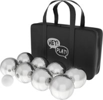 Hey! Play! - Petanque Ball Set - Polished Steel - Left_Zoom
