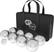 Left. Hey! Play! - Petanque Ball Set - Polished Steel.