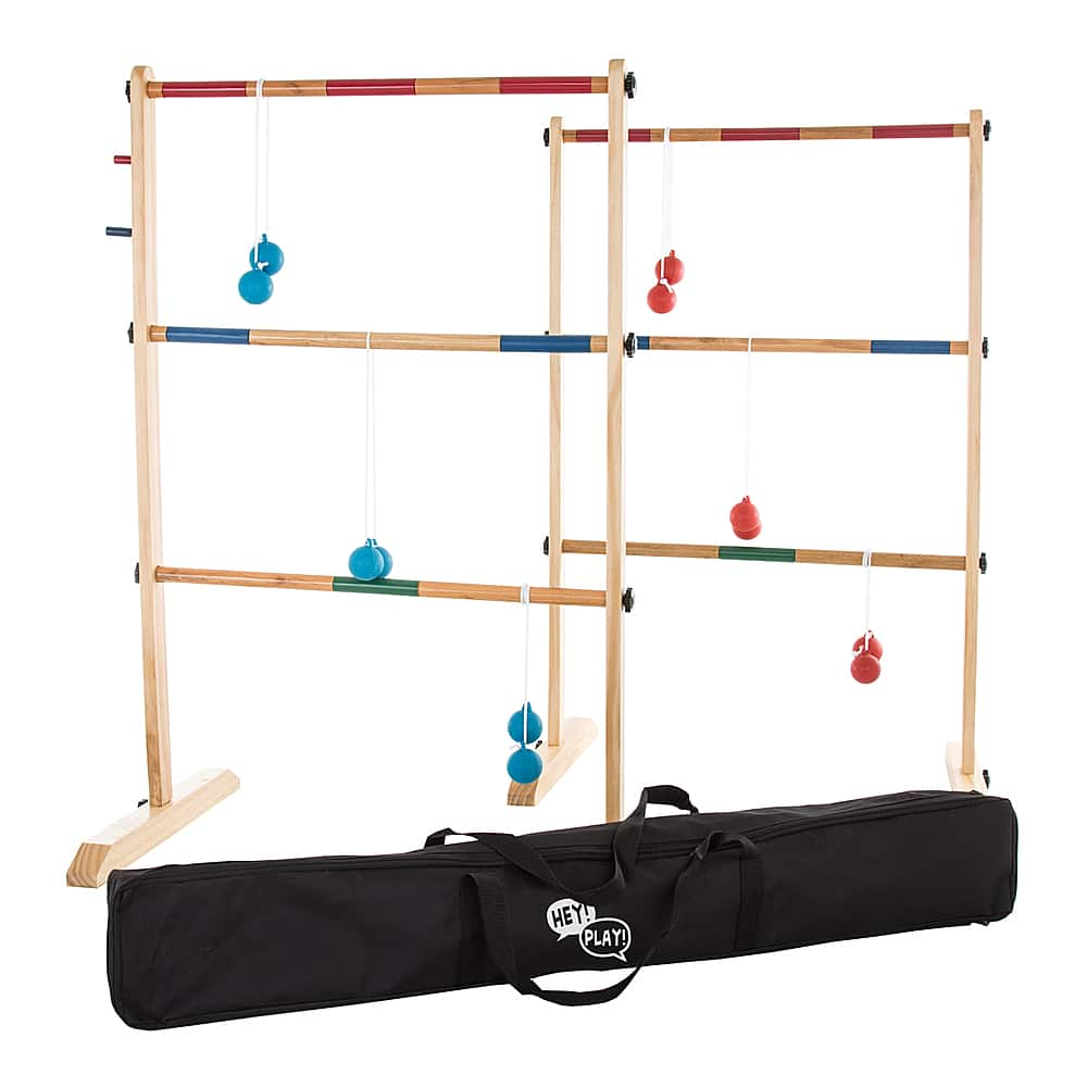 Customer Reviews: Hey! Play! Ladder Toss Game Wooden Outdoor Set Great ...