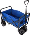 Angle Zoom. Wakeman - Folding Utility Cart w/wide wheels - Royal Blue.