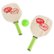 Front Zoom. Hey! Play! - Paddle Ball Set - Green, Red.