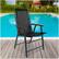 Alt View 14. Pure Garden - Suspension Folding Chair - Black.