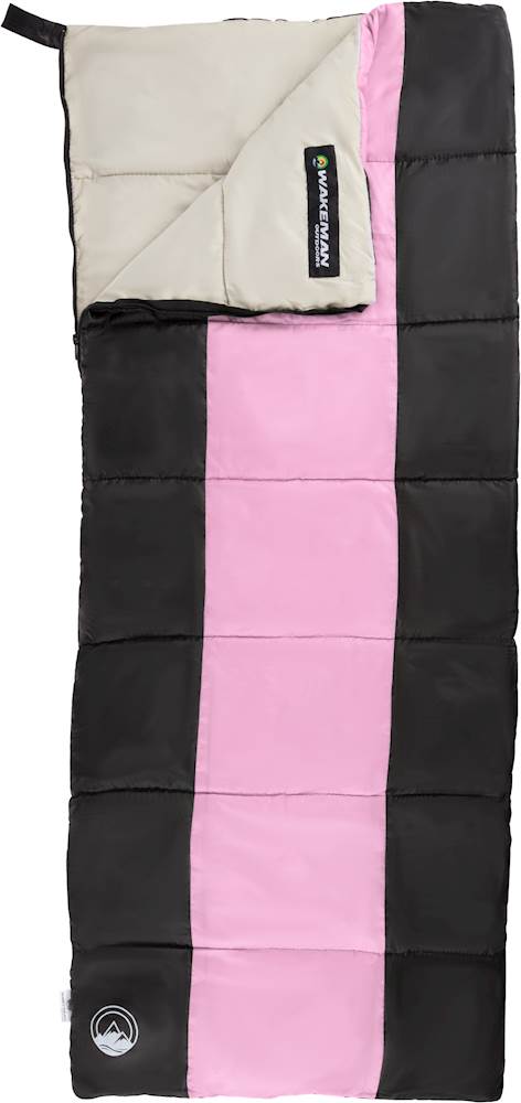 Best Buy: Wakeman Kids Sleeping Bag Pink/Black M470081