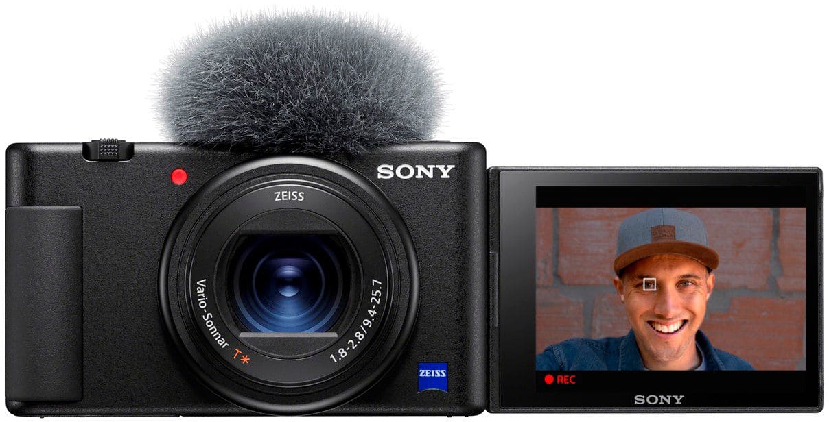 Alt View 11. Sony - ZV-1 20.1-Megapixel Digital Camera for Content Creators and Vloggers - Black.