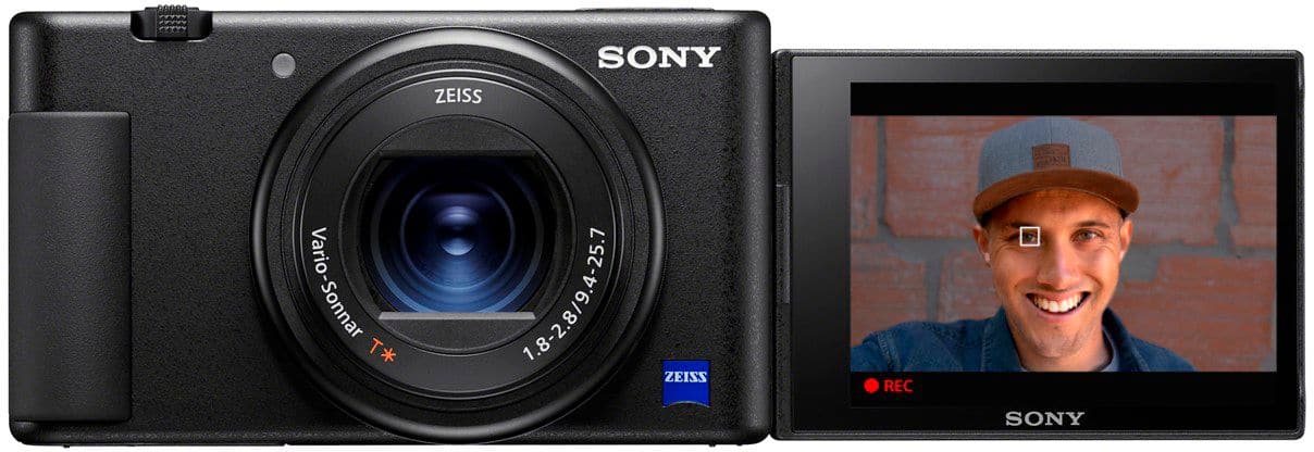 Alt View 14. Sony - ZV-1 20.1-Megapixel Digital Camera for Content Creators and Vloggers - Black.