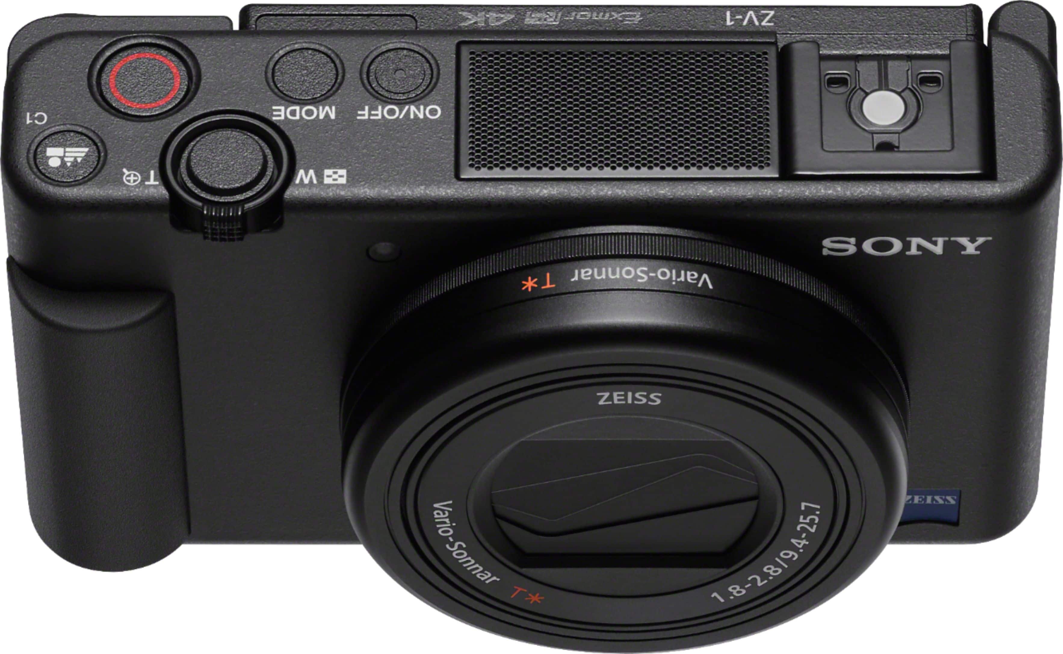 Alt View 1. Sony - ZV-1 20.1-Megapixel Digital Camera for Content Creators and Vloggers - Black.
