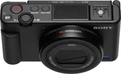 Sony - ZV-1 20.1-Megapixel Digital Camera for Content Creators and Vloggers - Black