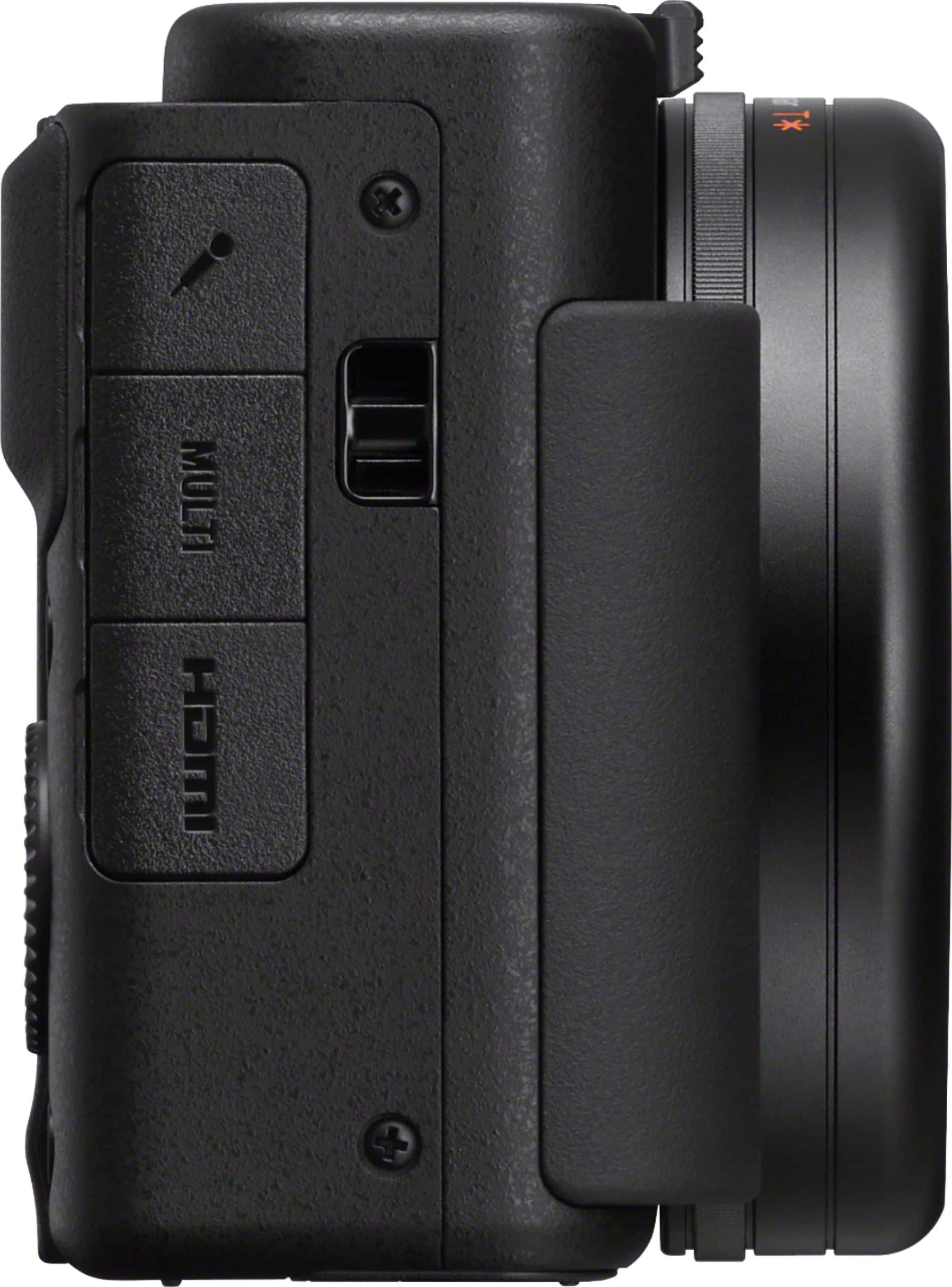 Alt View 21. Sony - ZV-1 20.1-Megapixel Digital Camera for Content Creators and Vloggers - Black.