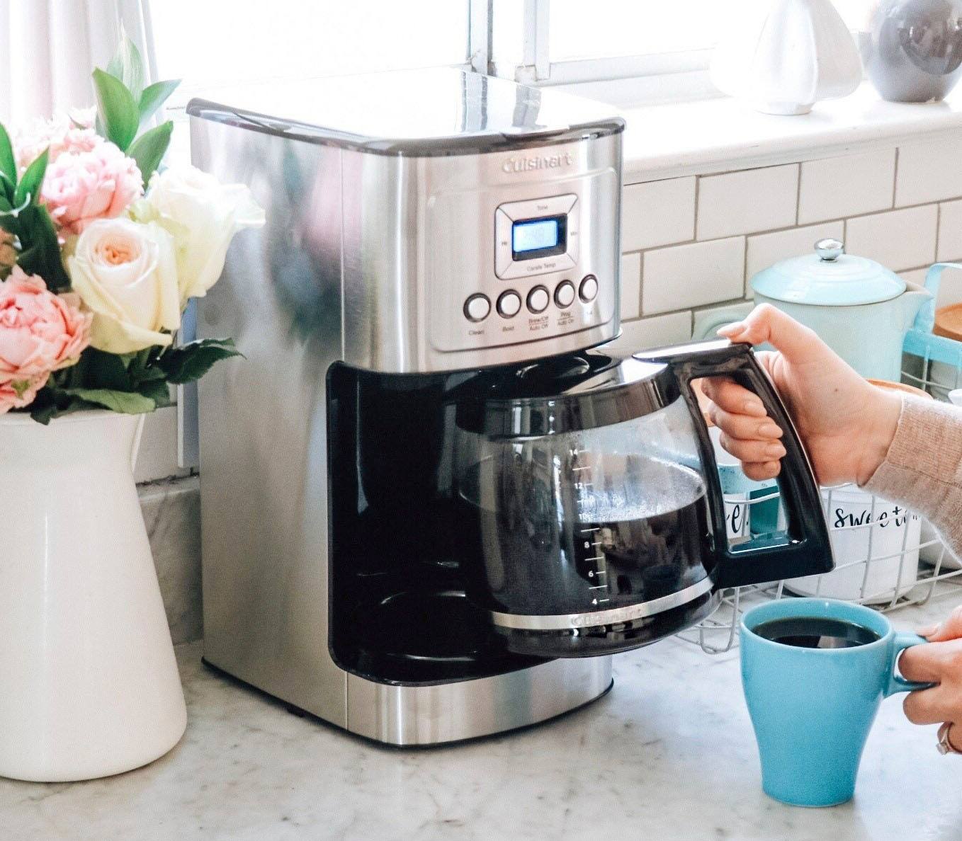 Alt View 12. Cuisinart - PerfectTemp 14 Cup  Coffeemaker - Silver.