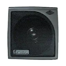 Front. Cobra - HighGear HG S100 Dynamic External CB Speaker - Gunmetal Gray.